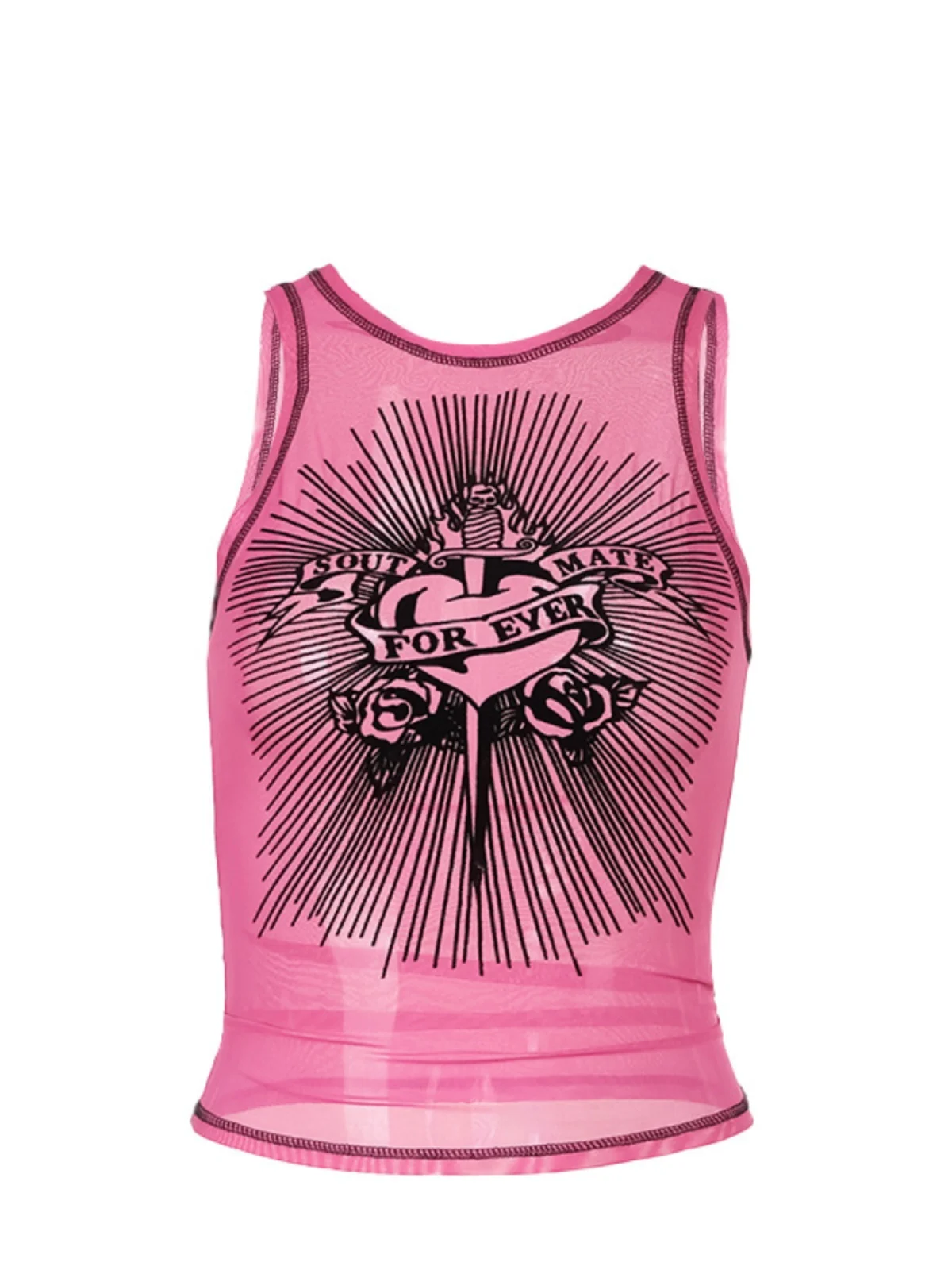 Women Vest Summer 2024 New Spicy Girl Tank Top Instagram Popular Style Sexy Strap Love Top For Women