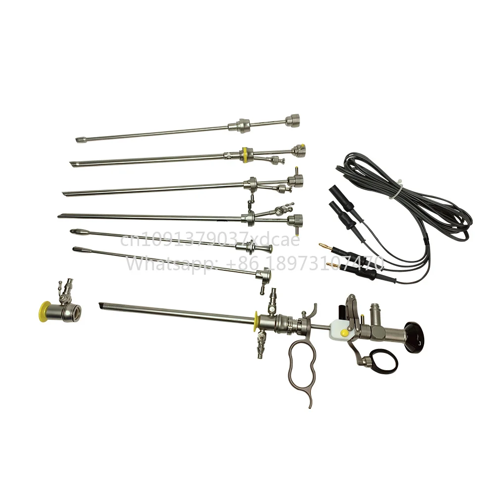 2026 New Camjoy 18.5Fr Mini Resetoscope Instrument Bipolar Resectoscope Set Urology Working Element TURP Set With Plasma System