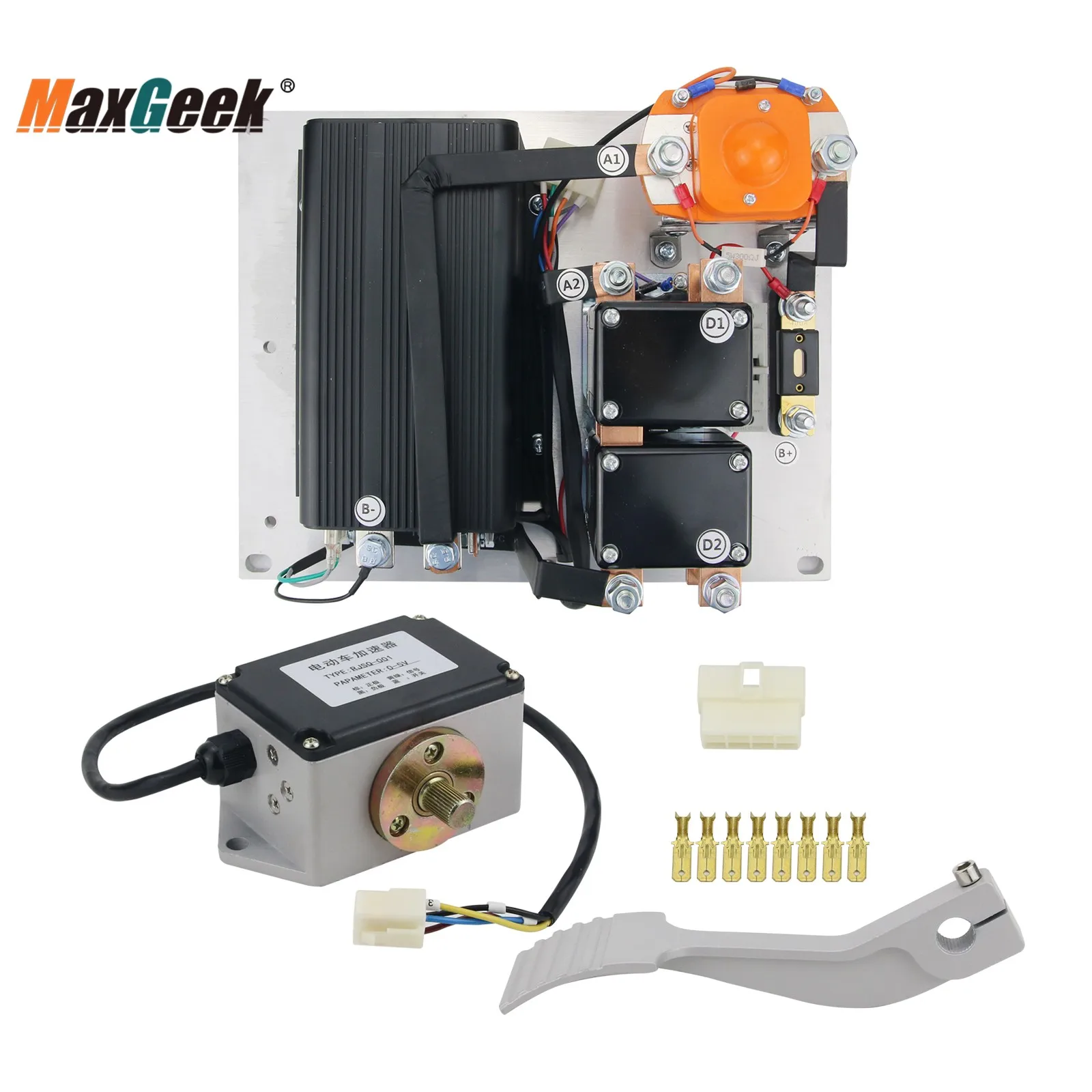 Maxgeek 36V 48V 1205M-5603 Programmable DC Series Motor Controller Assemblage CURTIS