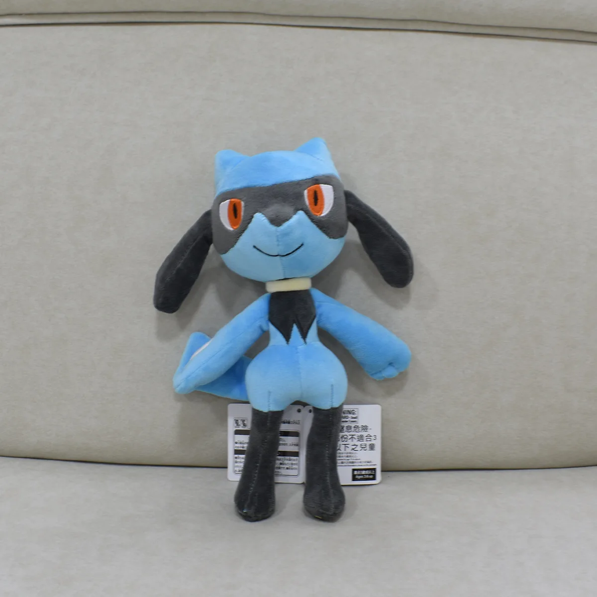 Anime Peluche Shiny Lucario Mega Lucario Cute Soft Animals Doll Kids Hobby Collection Decor Children Birthday Gifts Pokemon Toys