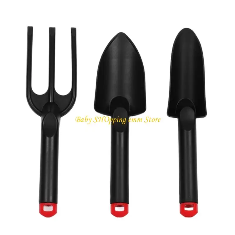 23GD حزمة من 3 لعبة البستنة من البستنة البلاستيكية لعبة شوفيل شوفيل لعبة للأطفال في الهواء الطلق اللعب