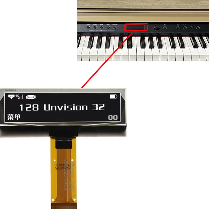 New Oled Display for Roland HP702 HP-702 HP704 HP-704  P702-LA HP-701 Digital Piano Repair