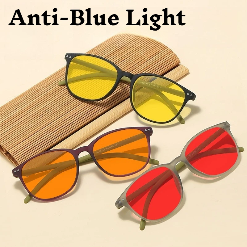 

New Retro Night Vision Anti-Blue Light Glasses Unisex Design Gaming and Office Eye Protection Classic Driving Eyewear