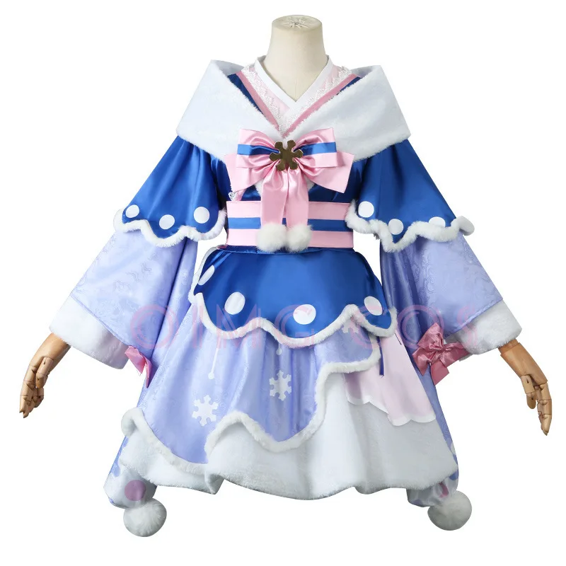 Mikuu 20223 SNOW MIKU kostiumy Cosplay Anime kobiety gra