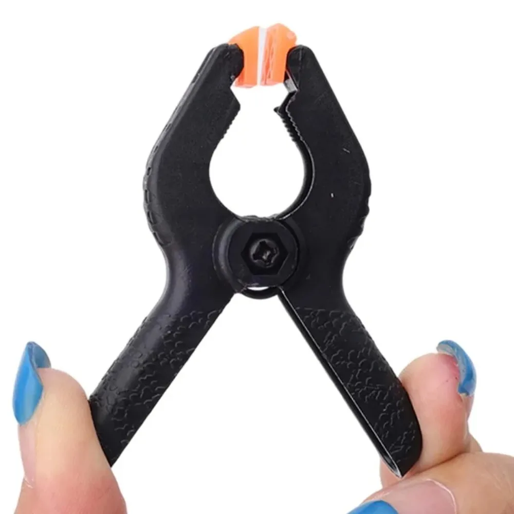 1-5pcs Plastic Spring Clamp Adjustable Woodworking A Type Clip DIY Craft Holder Fixing Hanging Peg Laundry Clothes Drying Clips