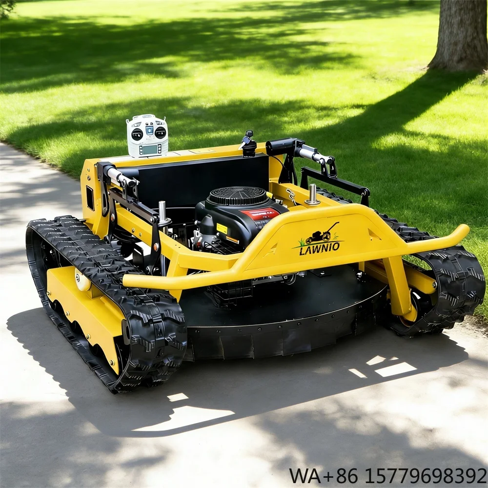 HighEnd Configuration 500m Remote Control Distance Lawn Mower Home Garden Maintenance Large Capacity Fuel Tank Lawn Mower