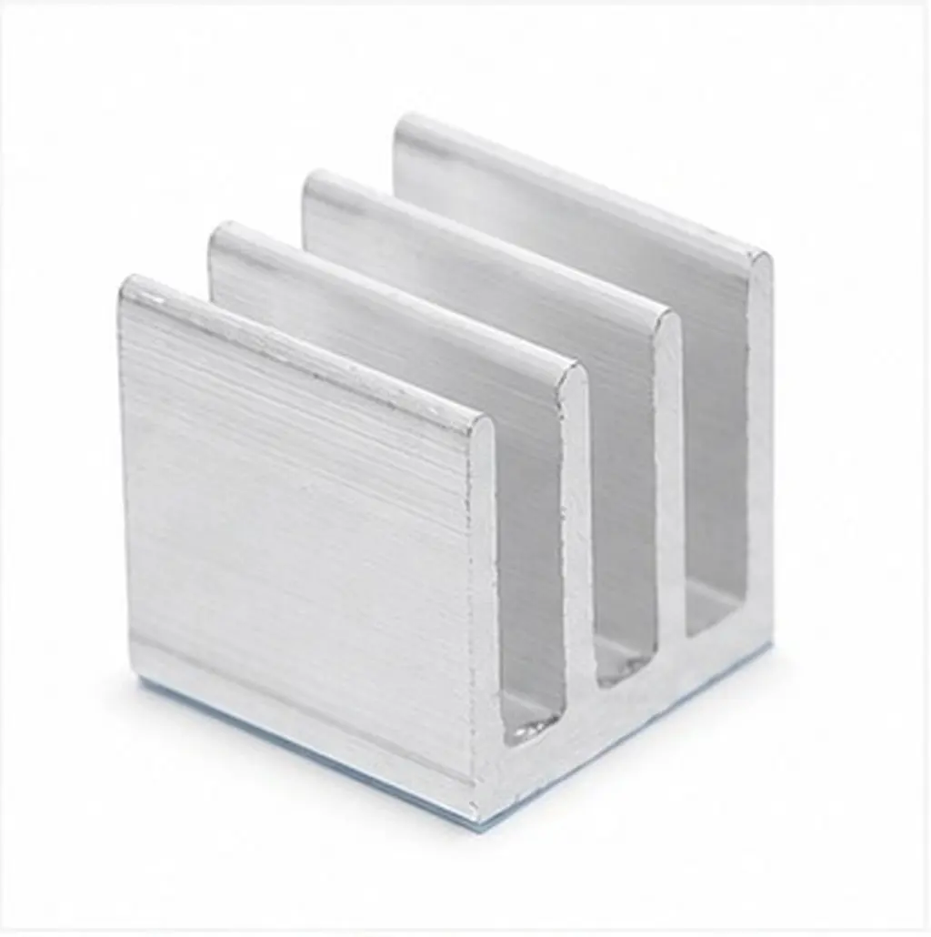 20Pcs Universal Aluminum Heatsink Block Adhesive Cooling Fin Compact Heatsink Replacement Cooler Fin DIY Supply