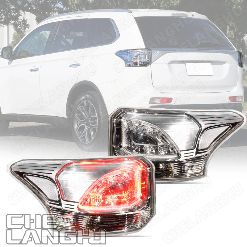 

LED Tail Light For Mitsubishi Outlander 2013 2014 2015 Car Accessories DRL Taillight Rear Brake Lamp 8330A790 8330A789