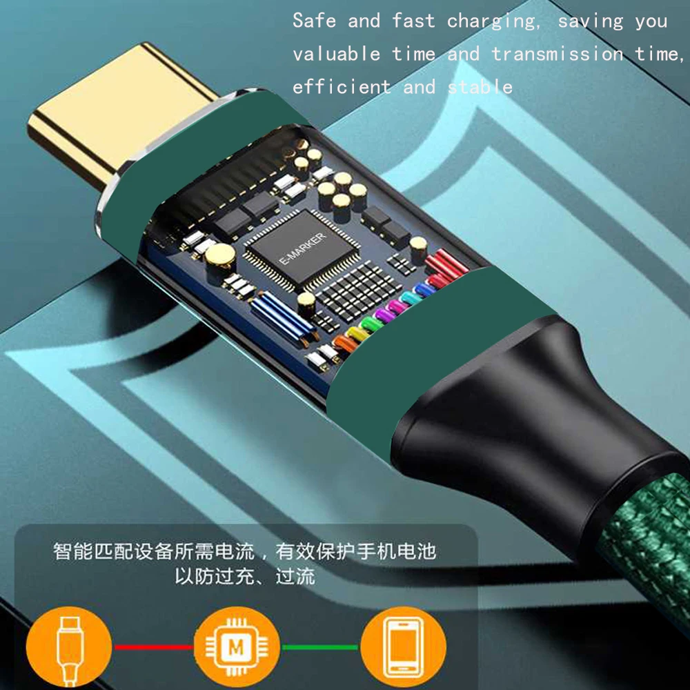 1m 2m 3m Kabel USB typu C do C 240W PD do szybkiego ładowania iPhone 15 PS5 Switch Samsung MacBook Pro 5A Kabel do szybkiego ładowania