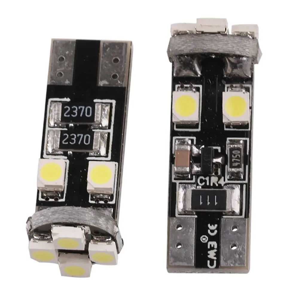 T10  1210 8-SMD LED Bulb Reading Side Marker Lamp Pannel Light Cold White