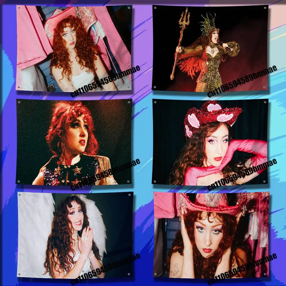 

For Singer C-Chappell Roan Gift Flag 150*200cm 100*150cm 80*120cm 50*70cm Living Room Banner Wall Tapestry Cover
