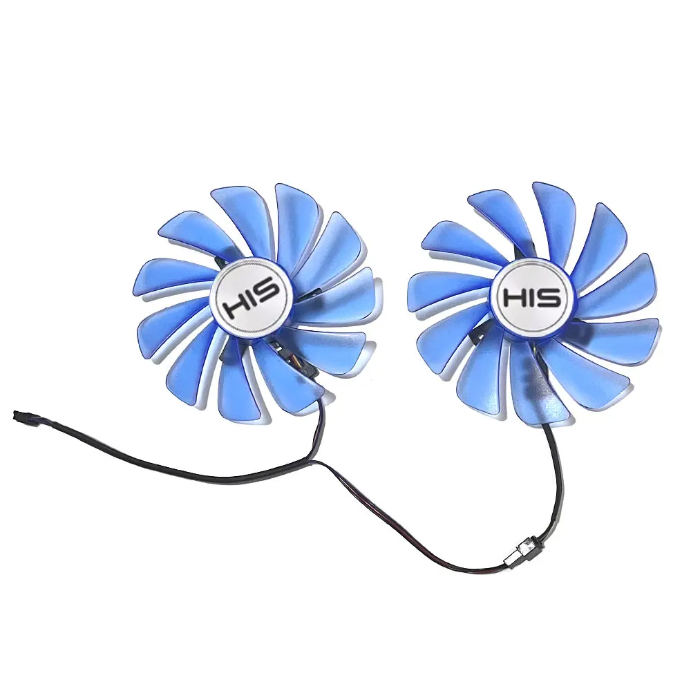 New 1SET FDC10U12S9-C CF1010U12S 95MM 4PIN 0.45A Video Card Cooling Fan,For HIS Radeon RX 580 RX 590 ICE QX2 OC 8GB VideoCard