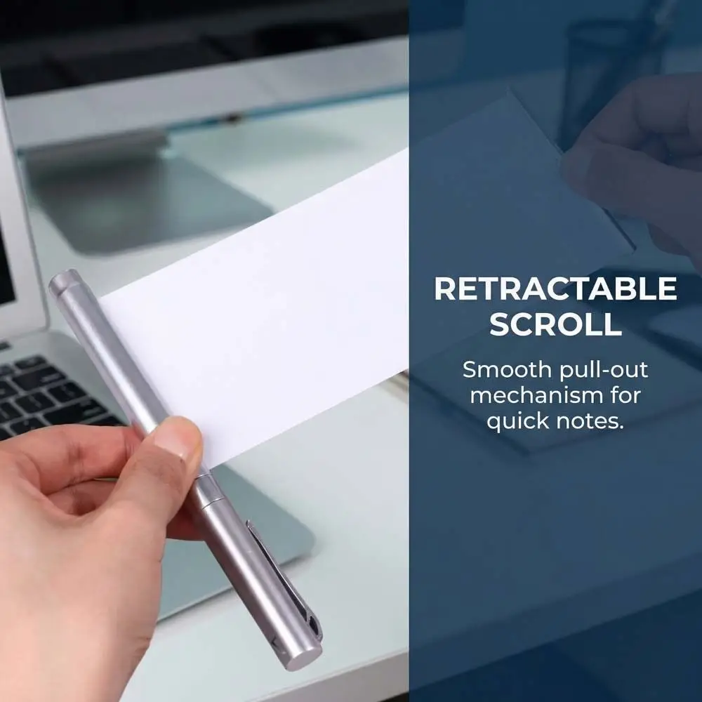 

Exams and Notes Retractable Invisible Pen Secret Information Neutral Pen Pull Paper Pen Writable Black Notes Paper Pen