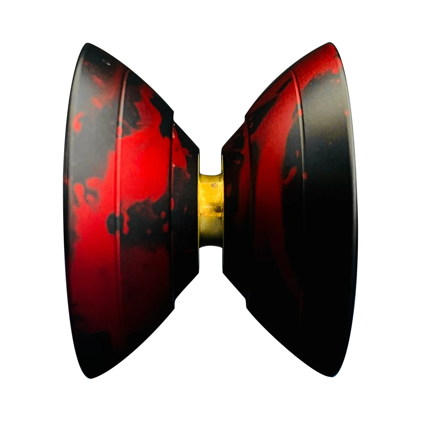 โยโย่ A1 Beboo สำหรับเด็กโยโย่สำหรับผู้เริ่มต้นอะลูมินัมอัลลอยโยโย่คืนและฝึกใช้ง่ายสีดำ-แดง