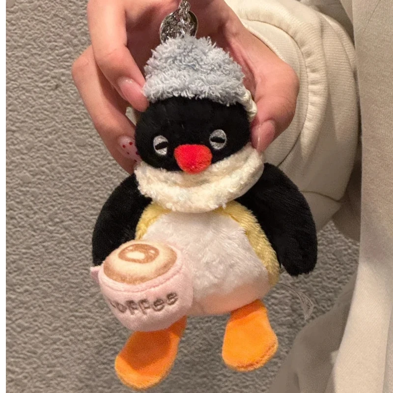 Hot Pingu Pengu Penguins Stay At Home Series Toys Rabbit Pingu Keychain Pendant Pingu Warmth Hugging Backpack Cute Gift Toys