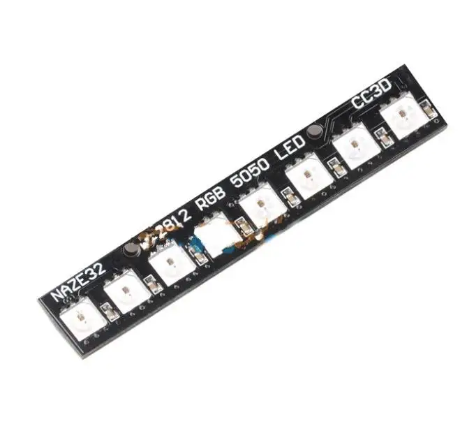 WS2812 2812 5050 RGB LED Built-in Full Color Driving Lights Straight Board for CC3D NAZE32 F4 F405 F7 F722 FC FPV Racing Drone