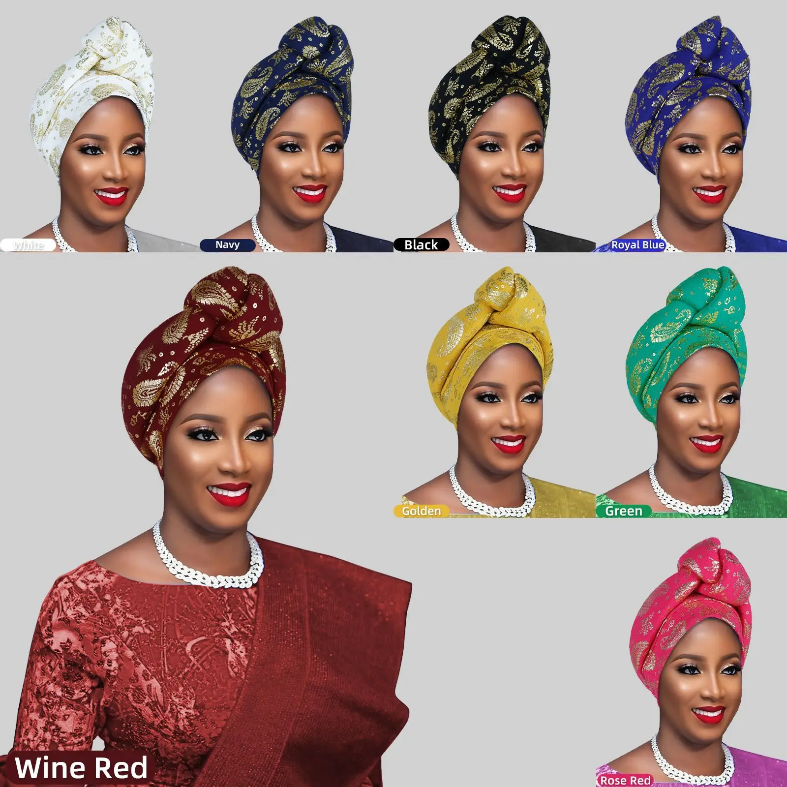 

Топ с завязками в африканском стиле, женский тюрбан, традиционный африканский головной убор, авто геле, повязки на голову, нигерийские свадебные геле