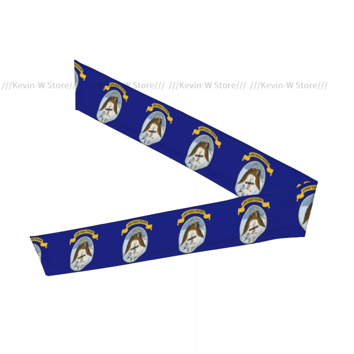 Sweatband Bandanas United States Naval Military Flag Hairband Head Tie Sports Headband Hair Accessories