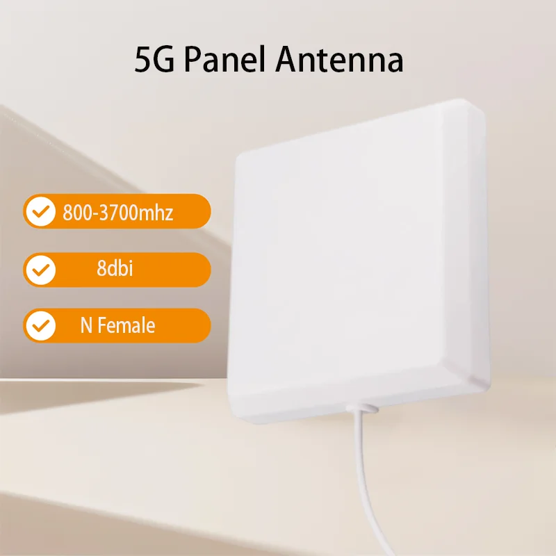 800-3700mhz 5g Antenna Outdoor/Indoor Cell Signal Amplifier 8dbi Panel Antenna Enhanced Mobile Signal 5g Router Antenna