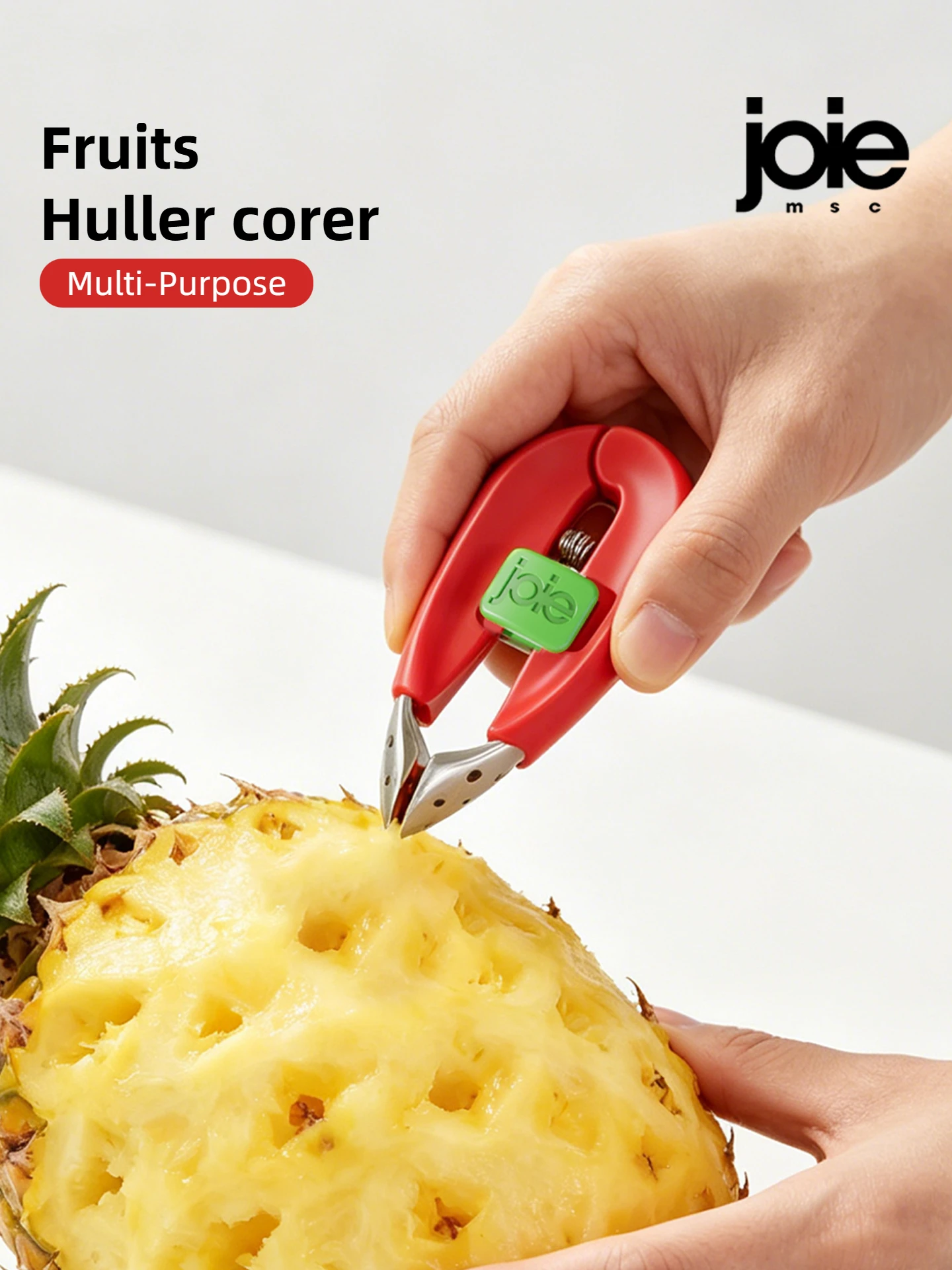 Joie ストロベリーハラー フルーツコアラー パイナップル - Kitchen Gadgets Joie のレビューと価格