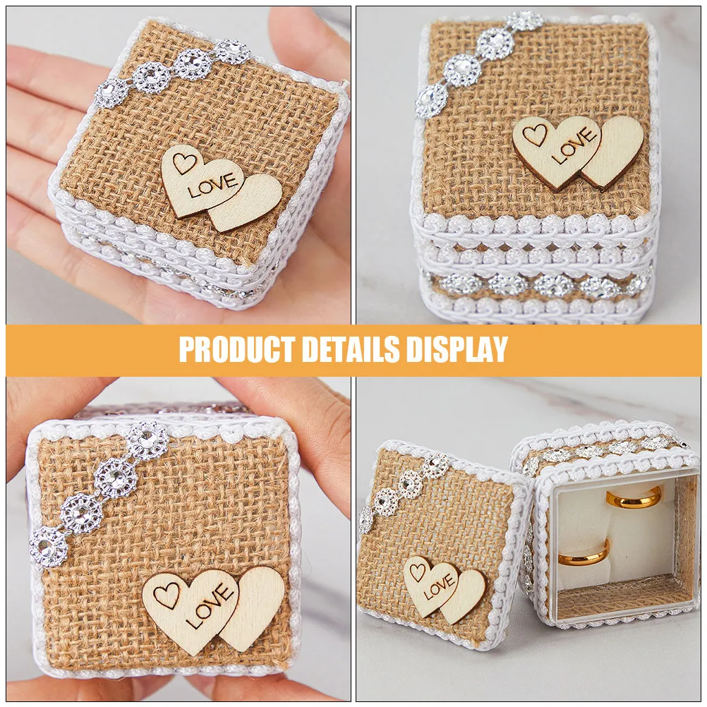 Kotak Cincin Pernikahan Rustic - Ring Bearer Pillow ulasan dan harga