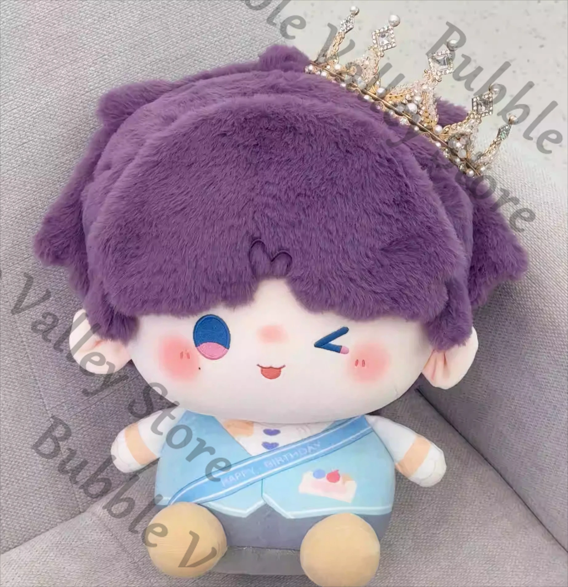 

Anime Love and Deepspace Rafayel Birthday Cosplay Big Head Fluffy Cotton Maumet Cartoon Chubby Puppet Throw Pillow Adorn Gift