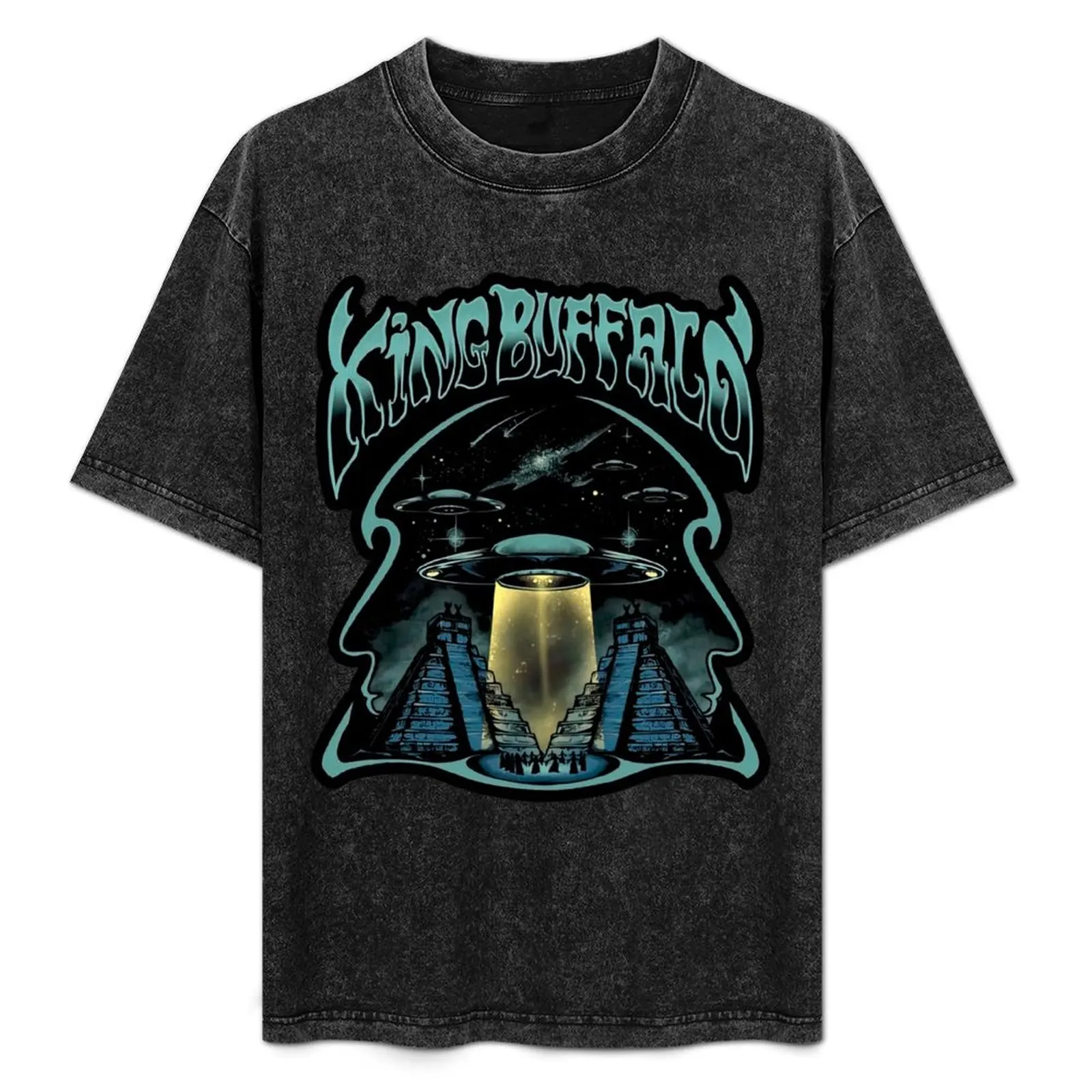

ufo and pyramid T-Shirt Luxury man tops blue archive Clothing black t shirts for men