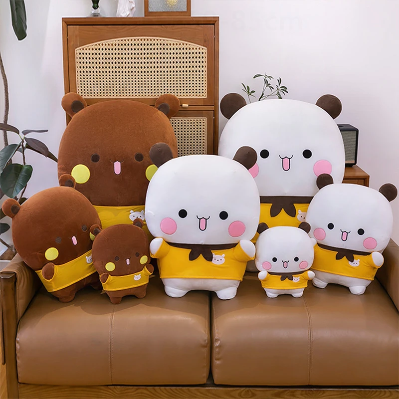 

Новая плюшевая игрушка-подушка «Панда Бубу и Дуду» (35/60 см), милая мультяшная панда, мягкая игрушка для детей, подарки на День защиты детей, аниме