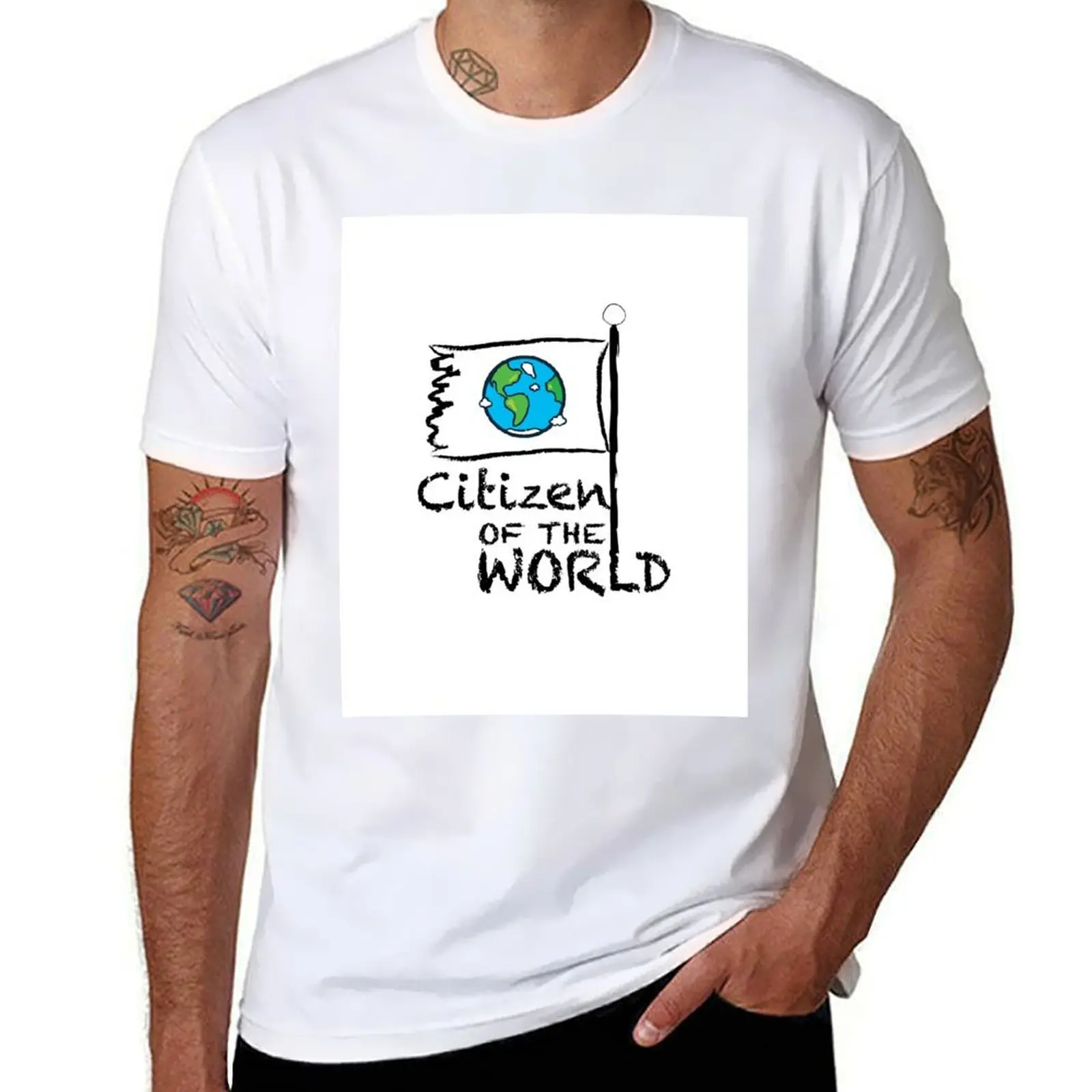 

Citizen of the World T-Shirt t shirts for man slim fit anime t shirts for man T-Shirt
