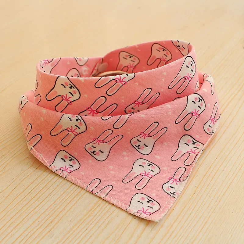 Baby Bibs Cotton Baby Feeding Apron Triangle Bib Girls Boys Cartoon Feeding Scarf Bib Collar Bib Burp Cloth Bandana Saliva Towel