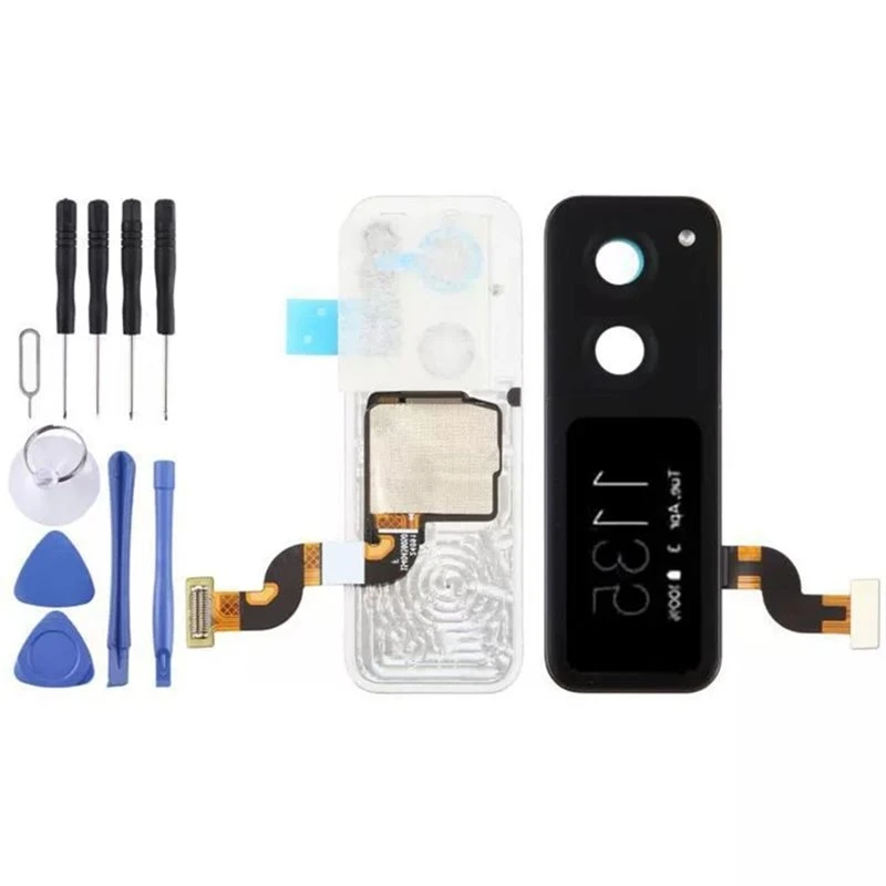 Tela LCD de substituição com digitalizador para Motorola Razr 40/Razr Gen 3, conjunto completo da tela secundária