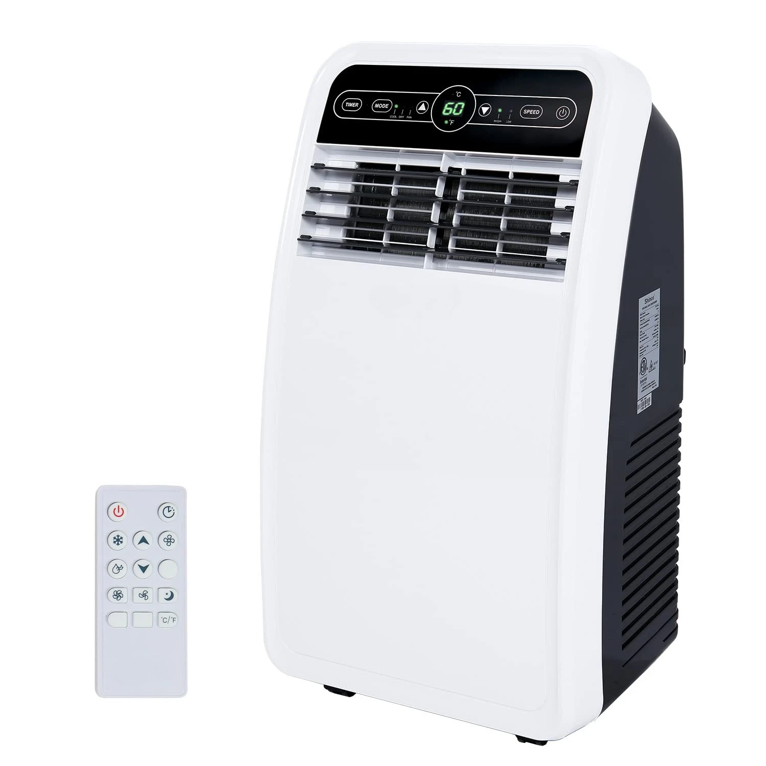8000 BTU Portable AC with Cool, Dehumidifier & Fan Modes for 350 Sq.Ft, Custom