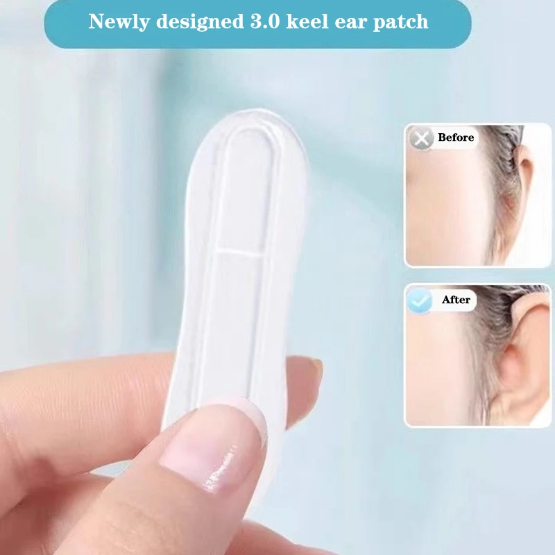 18PCS Invisible Cosmetic Ear Stickers - Self-Adhesive Correctors for Elf Ear Shaping & Support