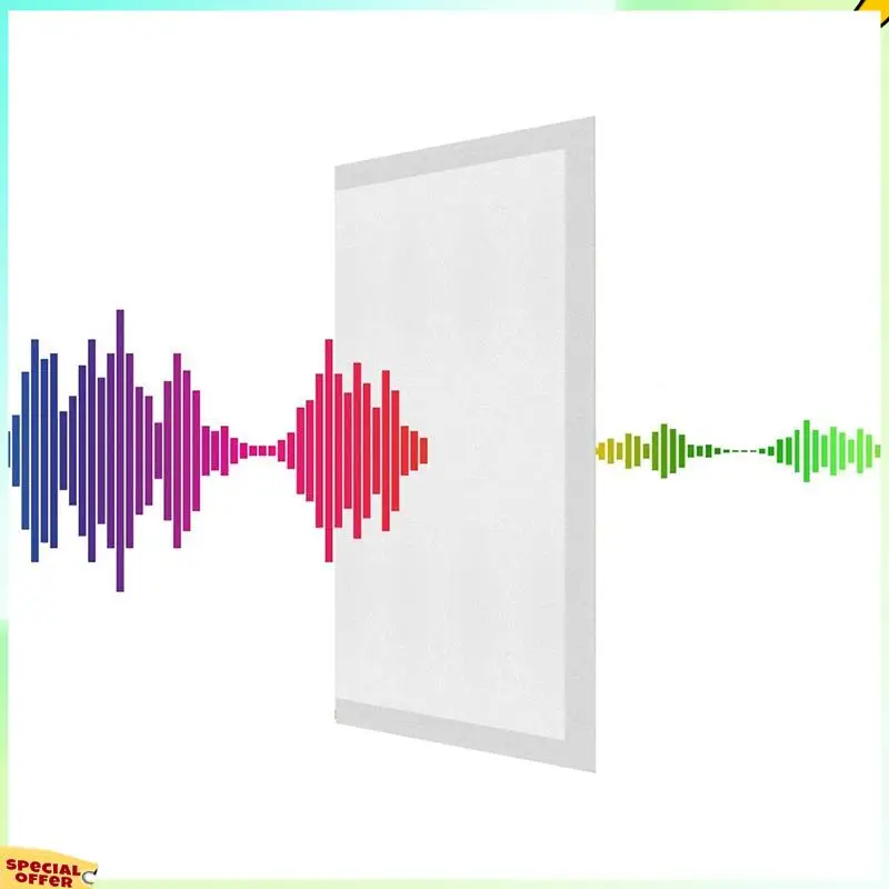 

TURE 12 Pack Acoustic Panels,Sound Proof Padding, Beveled Edge Sound Absorbing Panels,Acoustic Panel For Acoustic Treatment