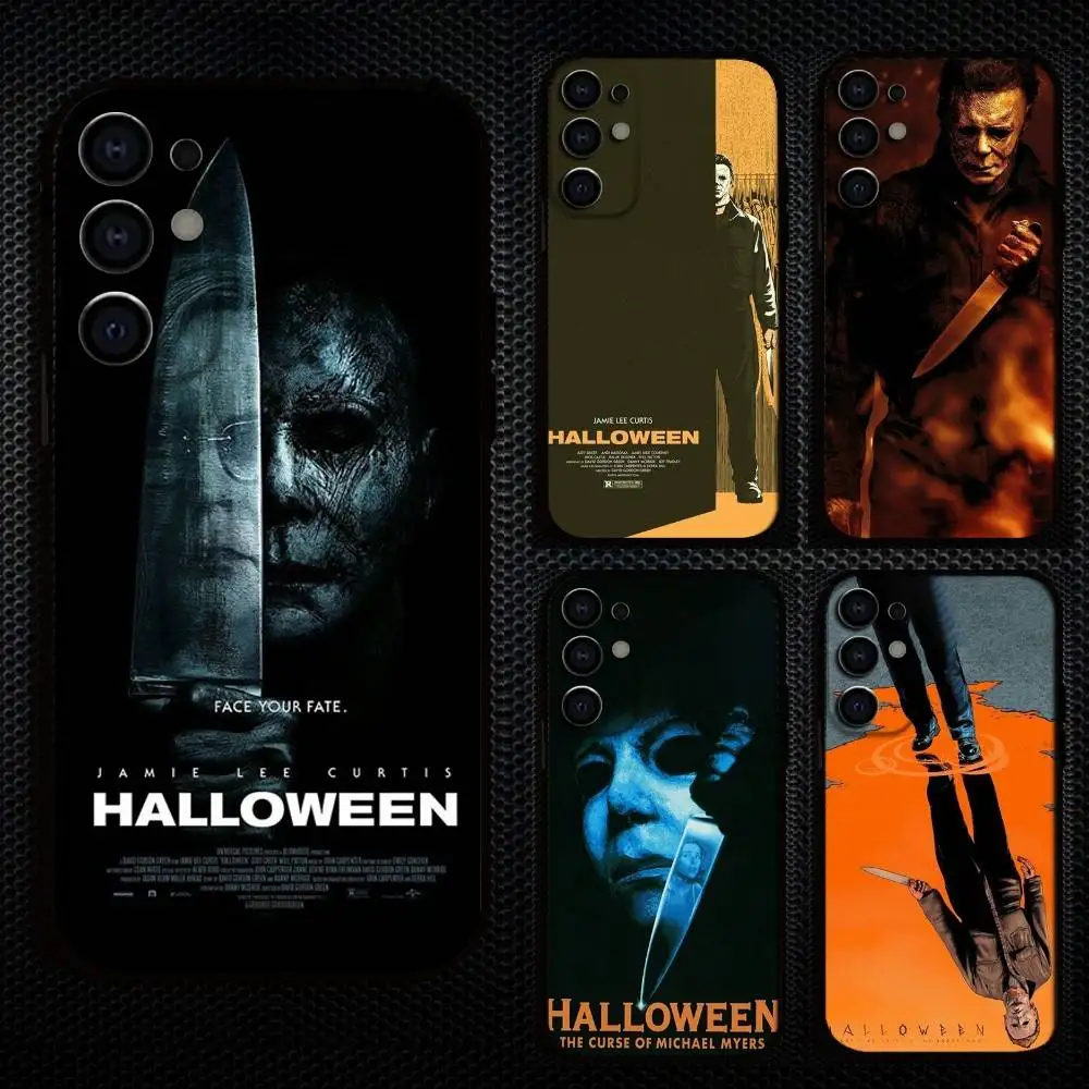 

H-Halloween The Curse Of M-MichaelMyers Phone Case For Samsung S25,S24,S21,S22,S23,S30,Ultra,S20,Plus,Fe,Lite,Note Black Cover