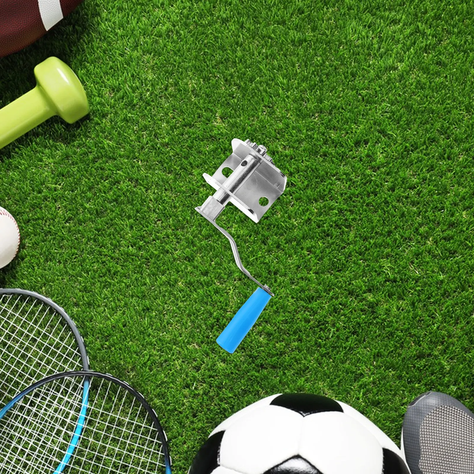 

Manual Hand Crank Wire Tensioner Stainless Steel Badminton Volleyball Net Tightening Tool Outdoor String Adjuster