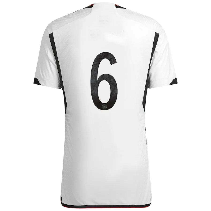 Men Football Jersey T Shirt NO 6 Player Jersey TShirts Germany National Fans Football Shirts Classic Training Uniform White Tops