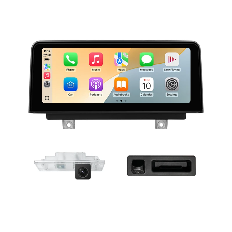 Ainavi Autoradio für BMW 1 2 3 4 Serie F30 Carplay F31 F32 F33 F34 F36 F20 Android Auto F21 NBT Auto-Multimedia-Player HD IPS Touchscreen Vollständig laminiertes Auto-Display BT 5.0 AHD 720P