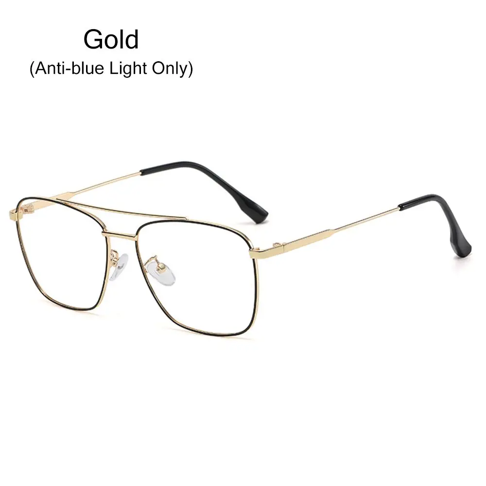 Unisex Metal Anti Radiation Photochromic Glasses Eyeglasses Anti Blue Light Computer Glasses