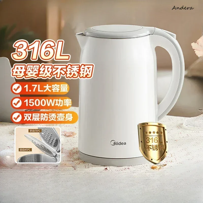 

Large Capacity 316L Stainless Steel Household Electric Kettle with Integrated Insulation and Full Automation