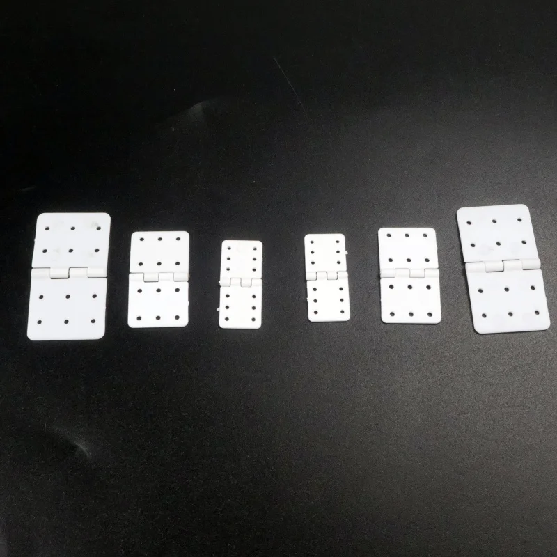 40pcs/lot Nylon & Pinned Hinge 20x36mm 16x29mm 12x24mm For RC Airplane Plane Parts Model Replacement