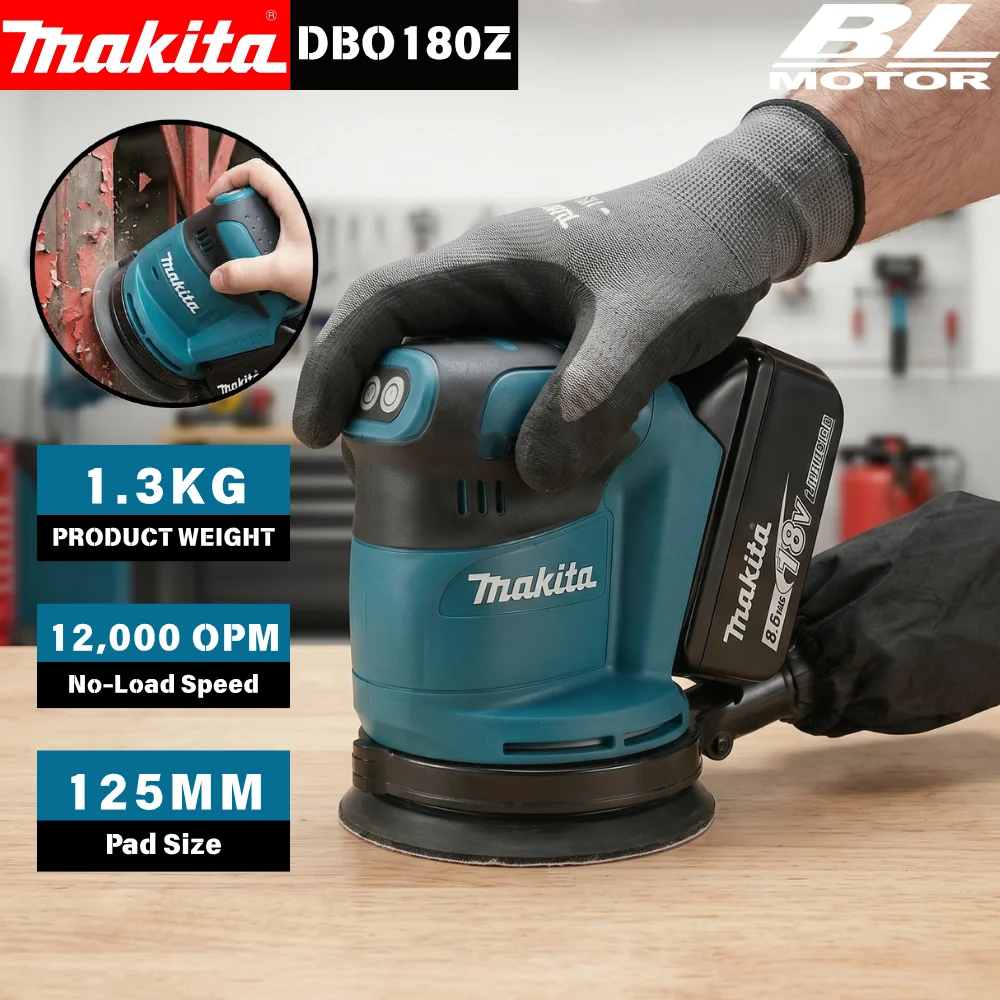 makita-dbo180z-18v-cordless-random-orbital-sander-brushless-bare-tool-for-drywall-patching-and-putty-smoothing-work