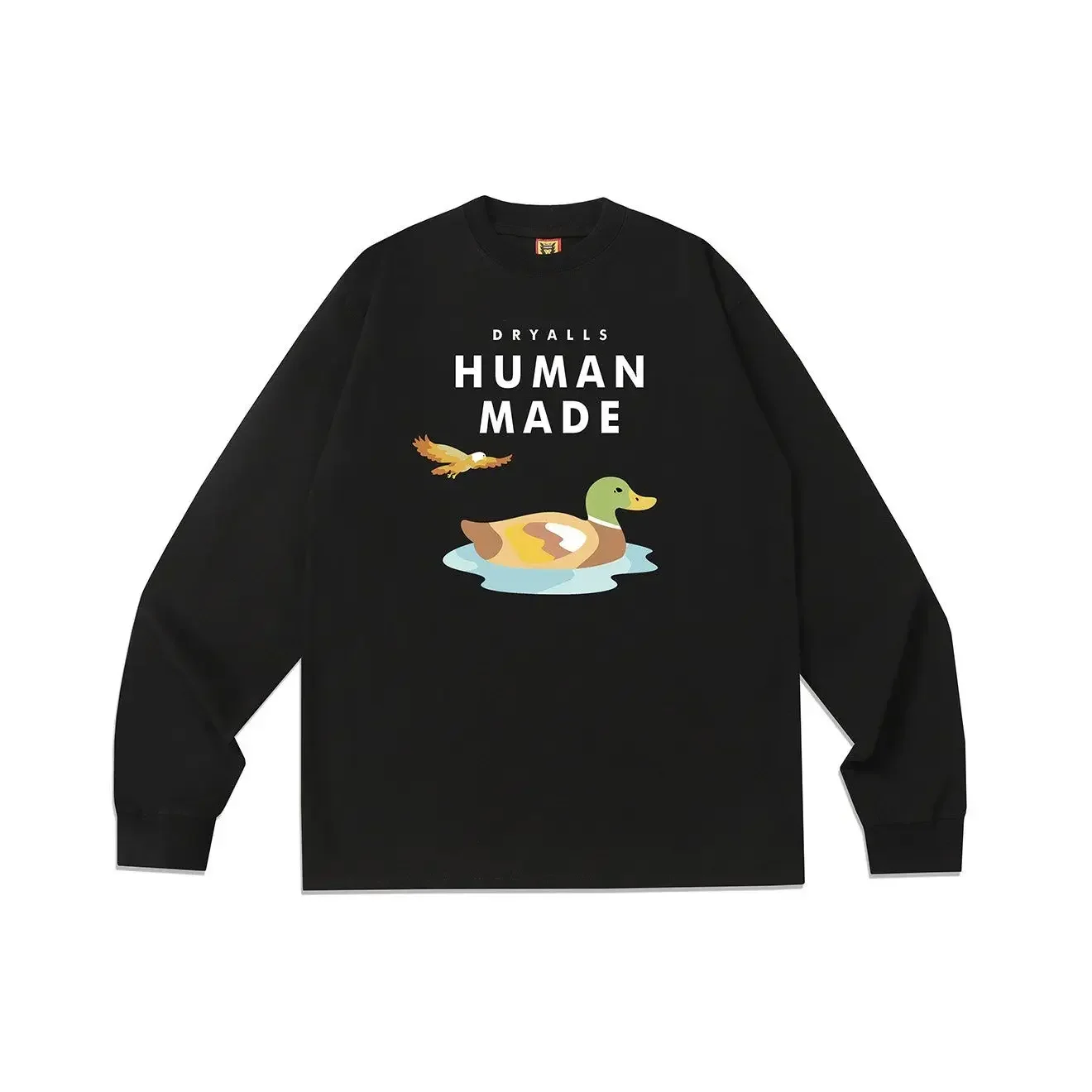 Human Made Duck Crewneck Sweatshirt Logo Print Loose Long Sleeve Unisex Top