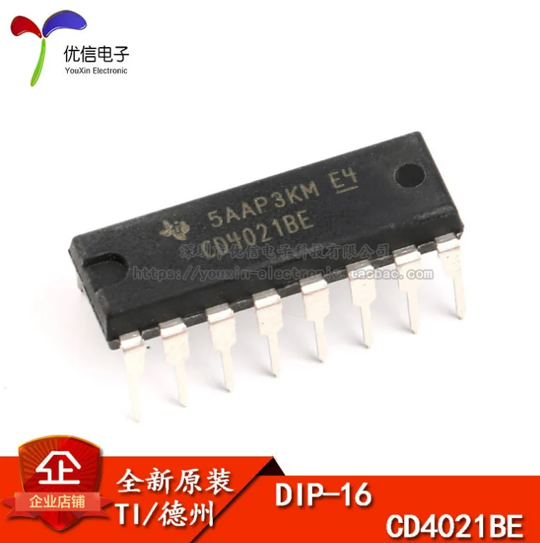 

5PCS/LOT new CD4021BE CD4021 DIP-16 4000 A series of CD4021BE CMOS The integrated circuit