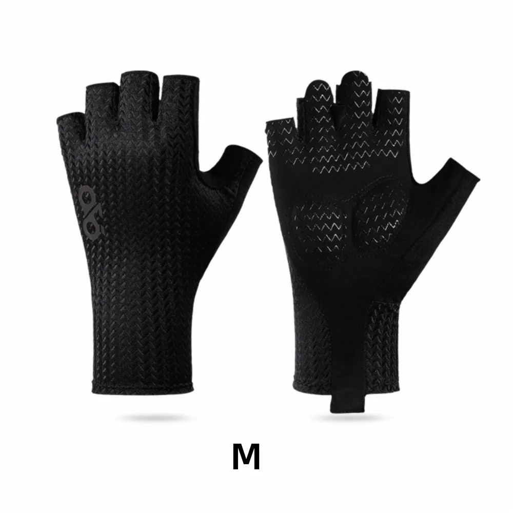 Summer Breathable Cycling Gloves Shockproof Anti-Slip Half Finger Gloves Wear-Resistant Motorcycle Glove Cooling Sport Gear