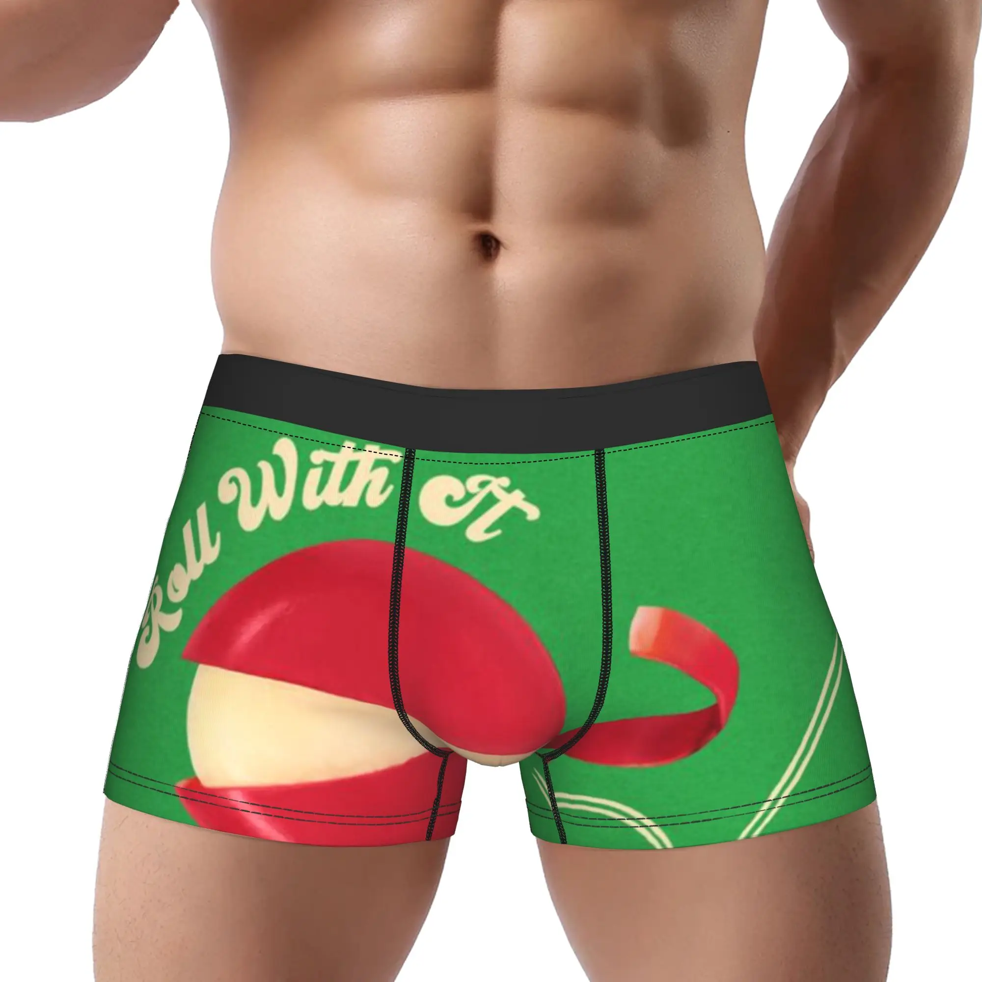 

Трусы-боксеры Henry Tiger Irish Green Babybel для мужчин, дышащие, вентилируемые, шорты-боксеры