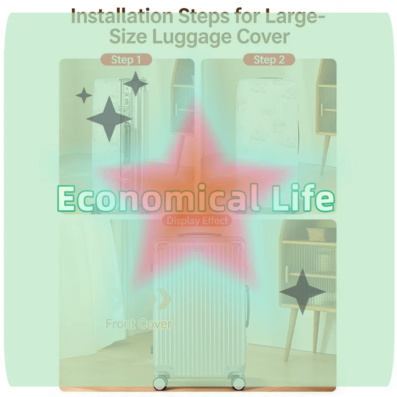 

Чехол для дорожного чемодана из нетканого материала, пылезащитный, полностью закрывающий, одноразовый, защитный, от дождя