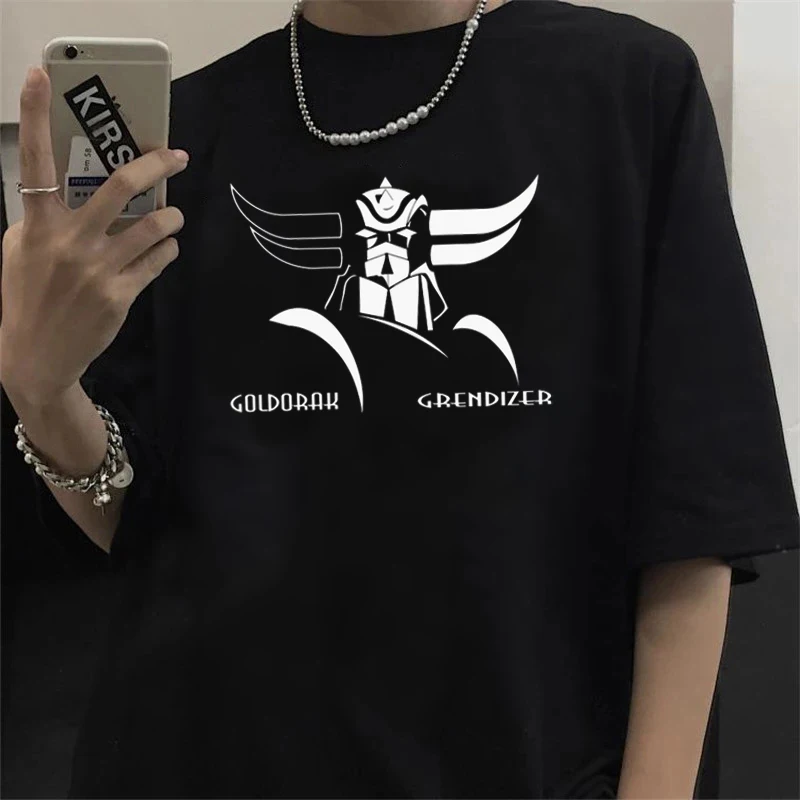 goldorak t shirt male clothing harajuku men for funny top hop hip streetwear tshirt tee t-shirt