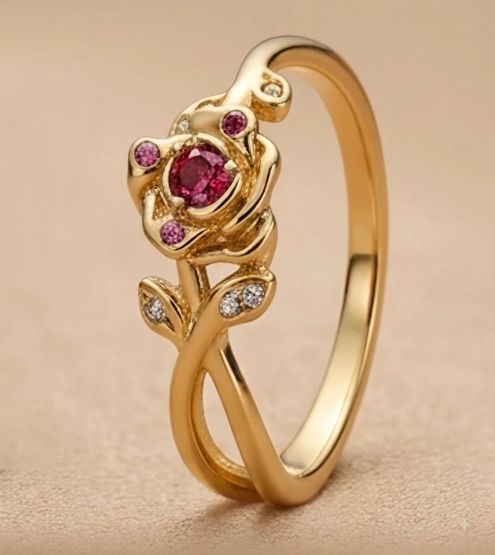 Кольцо с цветным камнем в форм – обзор и цена Minimalist Ring Stackable