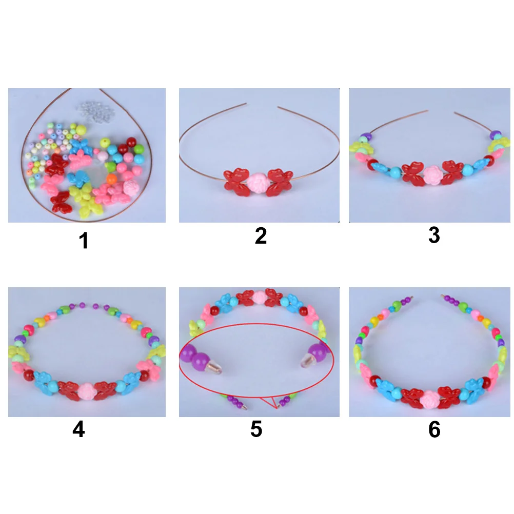 Colorful Acrylic Beads Set Lattices for Children DIY Jewelry Bracelet Necklace Making Crafts Kids Beads for Jewelry